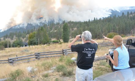 ‘Controlled’ burn draws many spectators