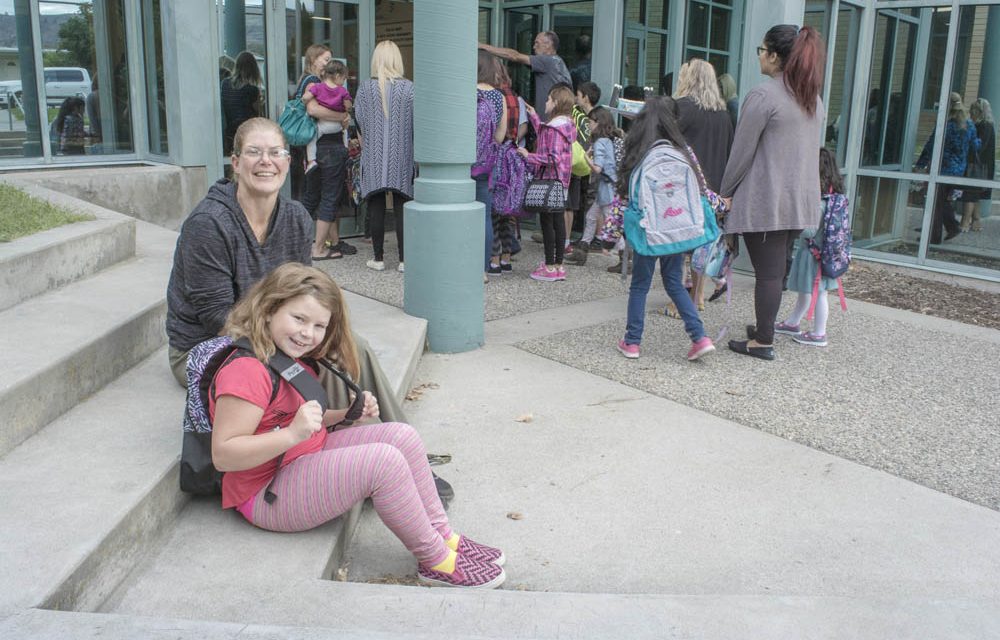 Oliver kids back to school today