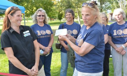 Kiwanis donates $15,000 to fitness park