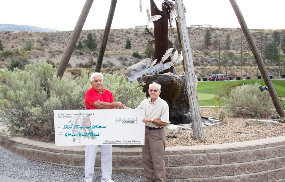 Nk’Mip tournament raises $5,000 for food bank