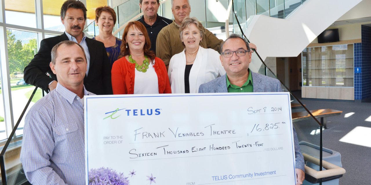 Telus donates big to Frank Venables Theatre