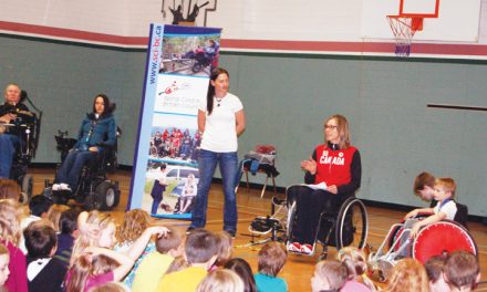 Paralympian brings message to local students