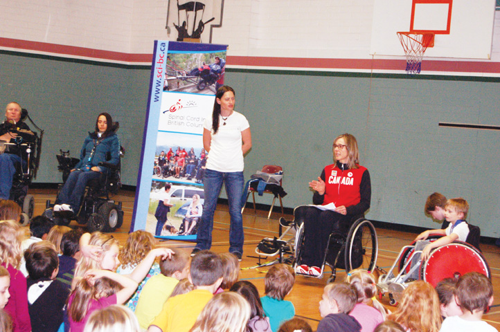 Paralympian brings message to local students
