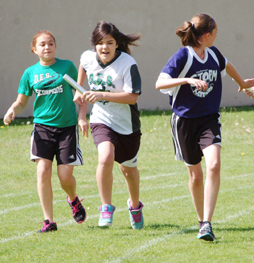 Oliver Elementary School hosts district relay meet