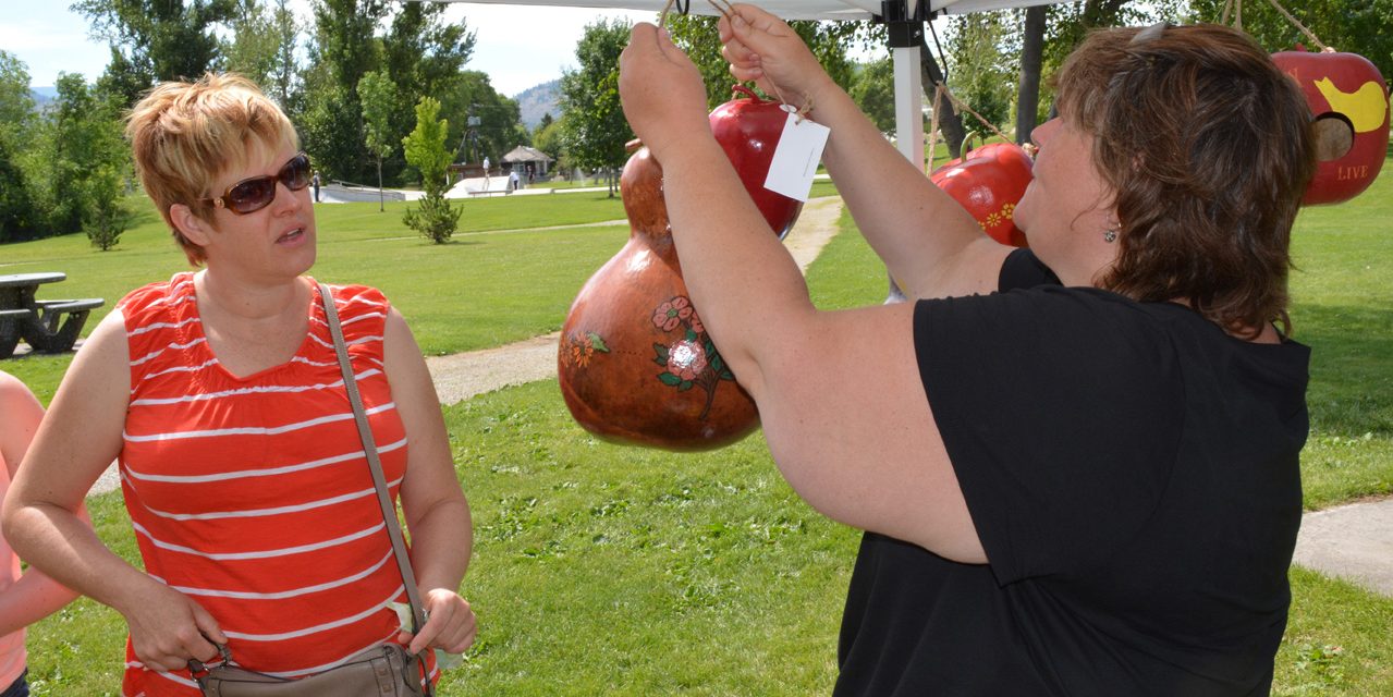 Unique art takes shape at Oliver Farmers’ Market