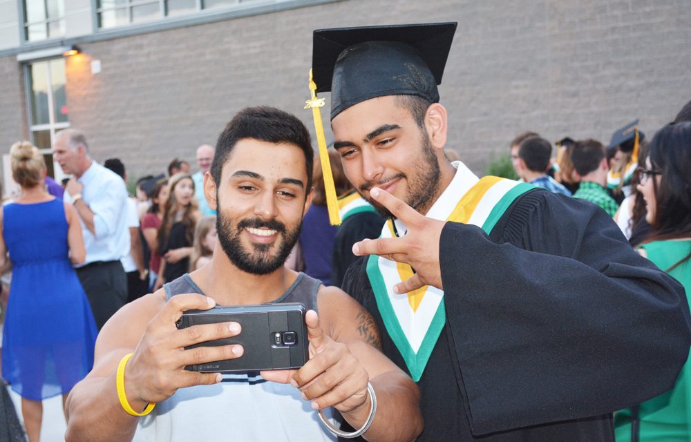 Grads leave school nest to embrace future