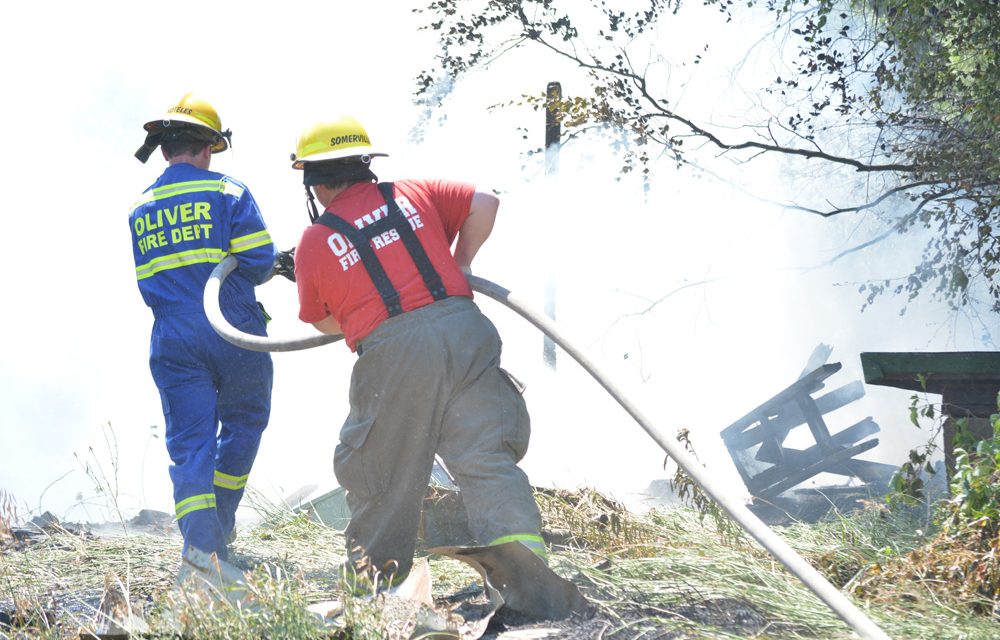 Campfire ban in Oliver remains in effect