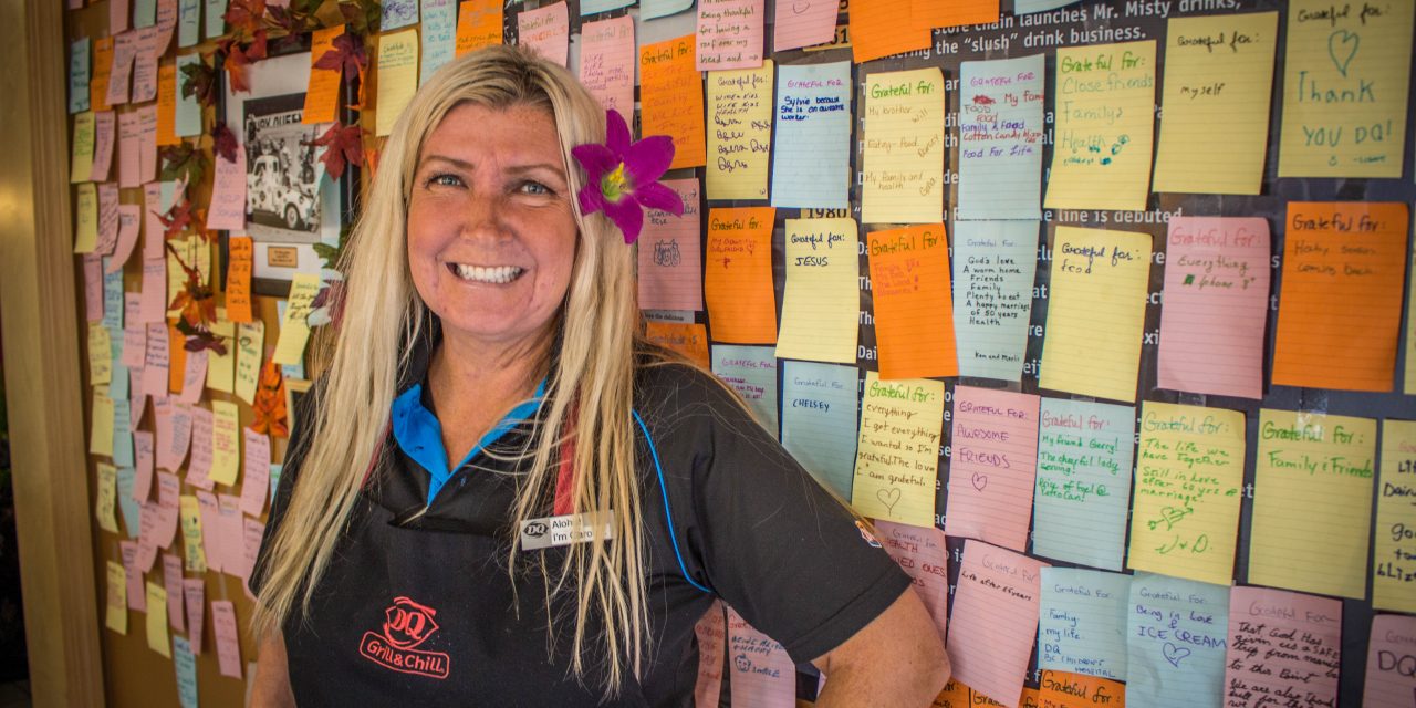 Overwhelming response to Dairy Queen’s gratitude wall
