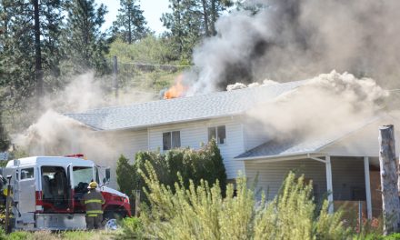 Building destroyed by fire