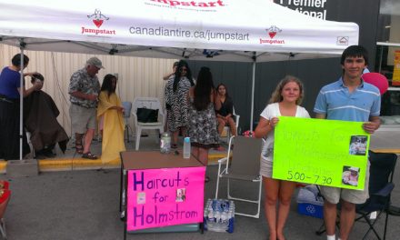 Haircuts for Holmstrom a success