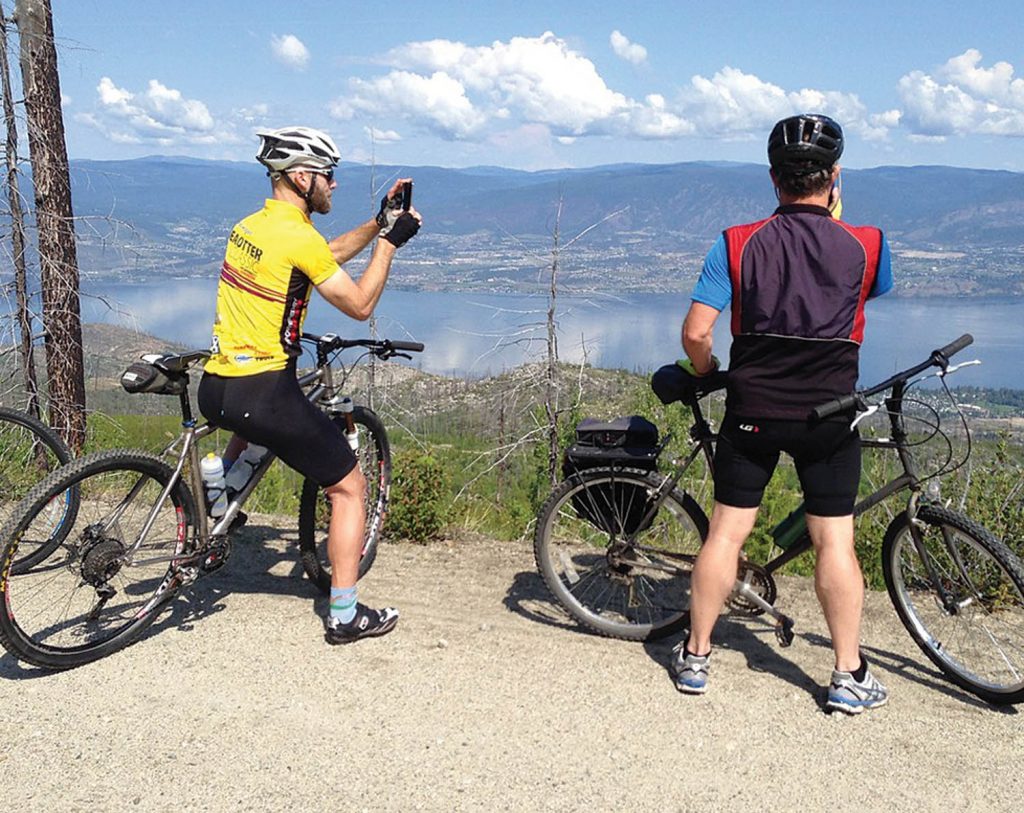Giro Okanagan, a new company owned by Kelowna entrepreneur Gord Hotchkiss, is designed to attract cyclists from around the world to tour the beautiful South Okanagan. The tours will be based out of Penticton and will allow cyclists to visit sites across the entire region, including many here in Osoyoos. Hotchkiss is convinced the cycling tourism business can be as successful in the South Okanagan as it has become in such places as Italy, Spain and France. Giro Okanagan will arrange all of the visits to wineries and restaurants across the region for its customers. Hotchkiss got the idea for Giro Okanagan after going on an extended cycling tour in Italy in 2013 and spending time at a “bike hotel” that catered specifically to tourists cycling across the Tuscany region, he said. Cycling tourism is huge business across Europe and many other parts of the world and is has become an increasingly growing and popular market in British Columbia and the South Okanagan, said Hotchkiss. (Photo supplied)