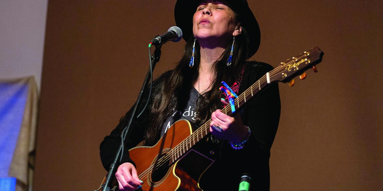 Kym Gouchie performing for the province live tonight