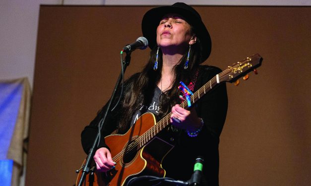 Kym Gouchie performing for the province live tonight