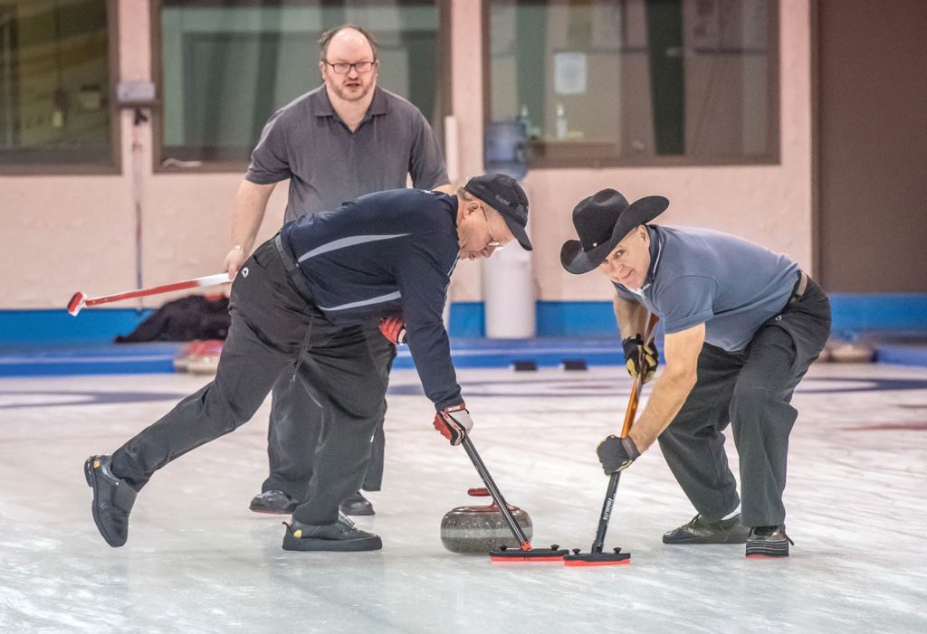The annual Osoyoos Men’s Bonspiel will take over the Osoyoos International Curling Club this weekend with 26 teams from all over B.C. competing. Action begins late Friday afternoon and continues all weekend. The finals in all three draws are set to begin at 1:30 p.m. on Sunday. Local curling fans are invited to take in all the action throughout the weekend. (Richard McGuire file photo)