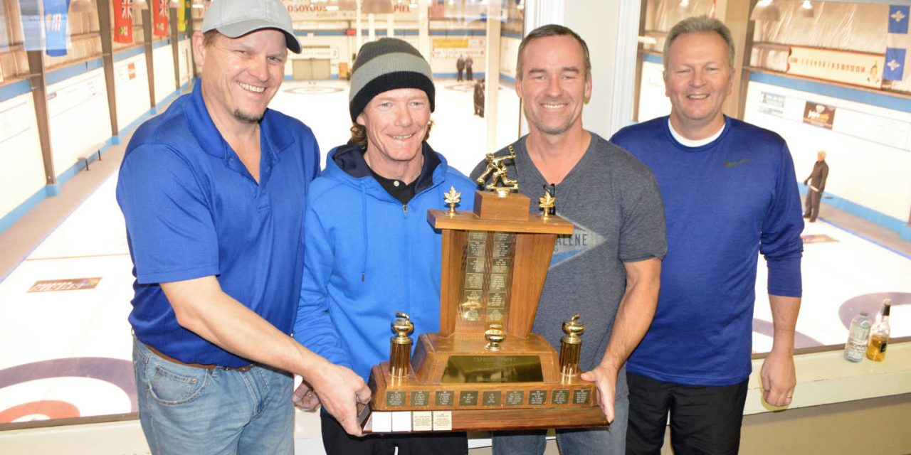 Tuesday night curlers from Osoyoos are champions of 2017 men’s bonspiel