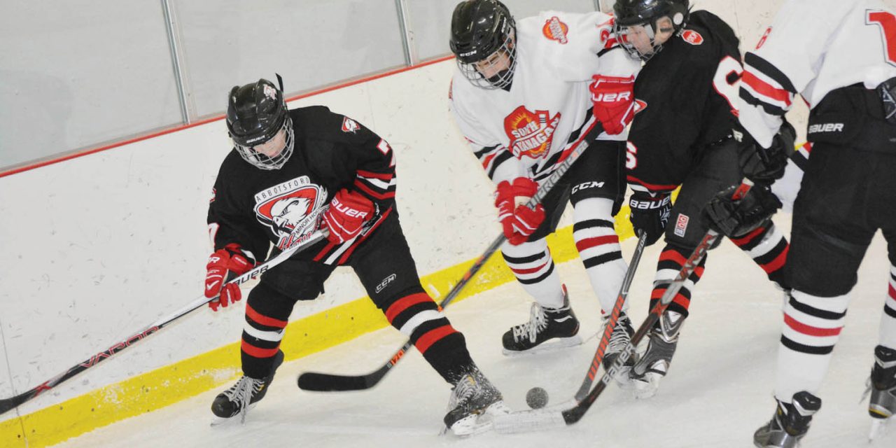 South Okanagan Minor Hockey Association Bantam Rec team plays weekend tournament