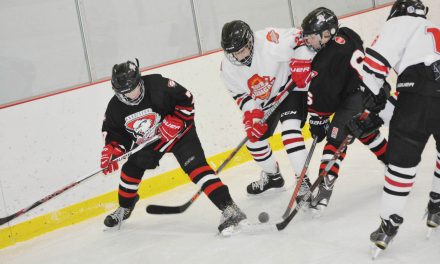 South Okanagan Minor Hockey Association Bantam Rec team plays weekend tournament
