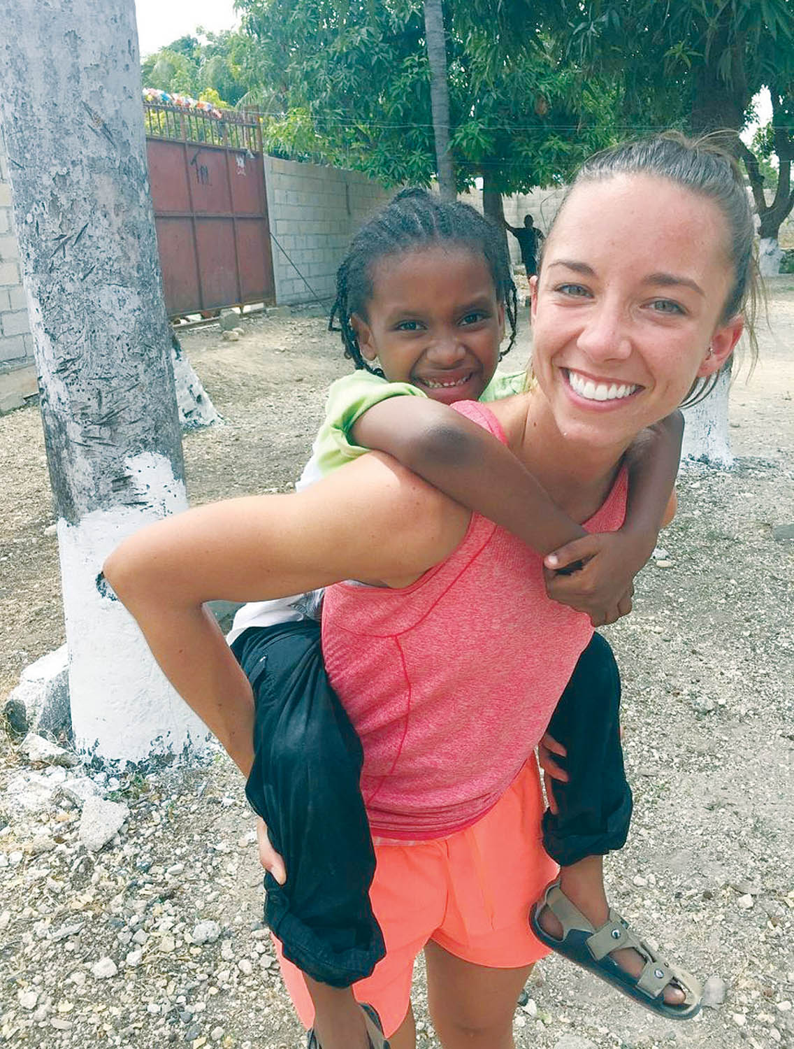 Osoyoos’ Brandy Hagel is very much looking forward to returning to Haiti, where she visited last year, to compete in an ultramarathon event that will raise funds to help educate dozens of families. (Contributed photo)