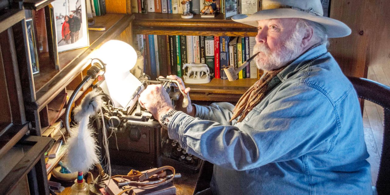 Proud cowboy who built Rustico Farm and Cellars riding off into the sunset