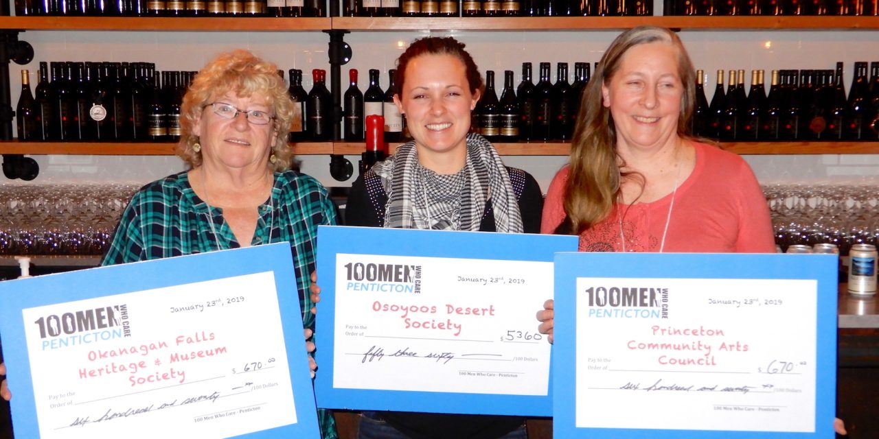 100 caring men fund Osoyoos Desert Society