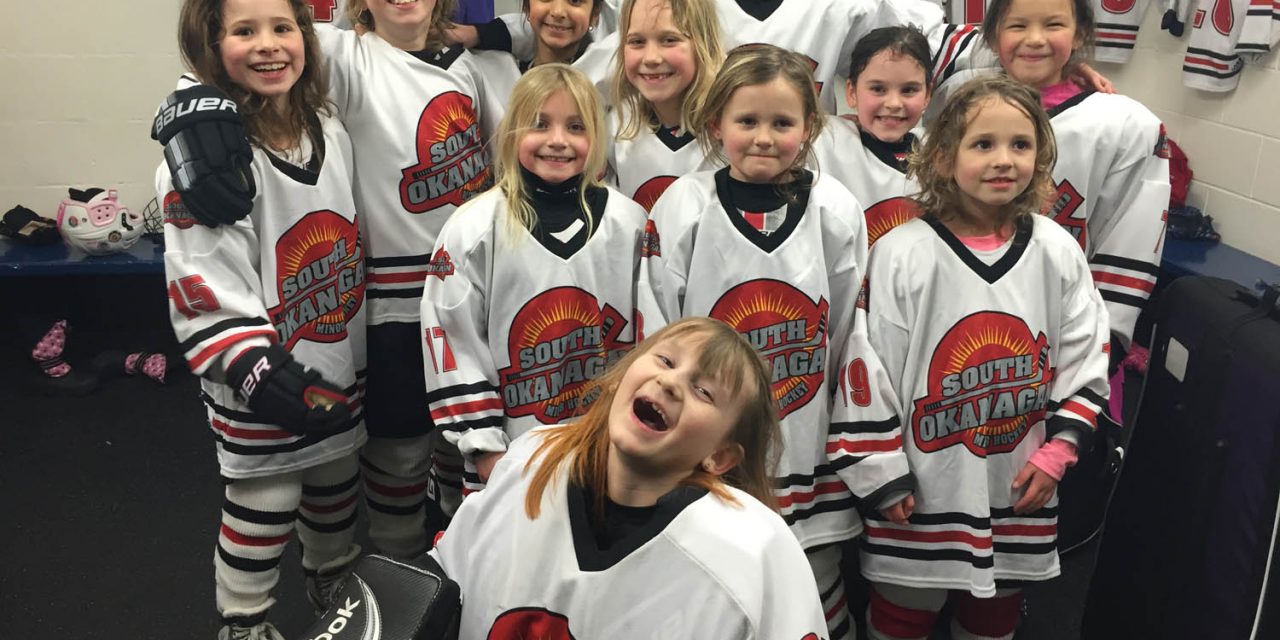 Hockey history made as all-female team takes to the ice for first time in Osoyoos