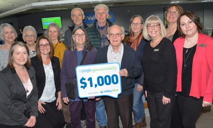 Ouellette nominated top volunteer for generosity