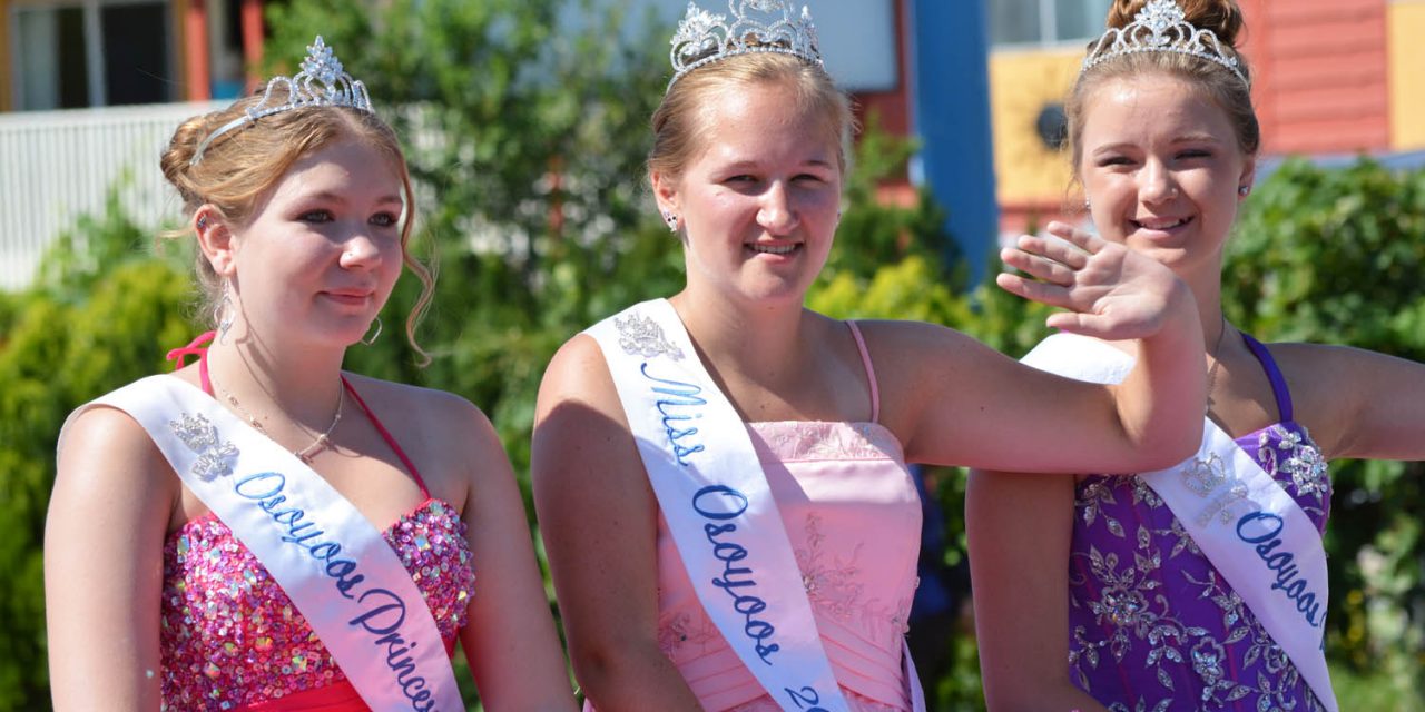 Osoyoos Royalty parades in Oliver