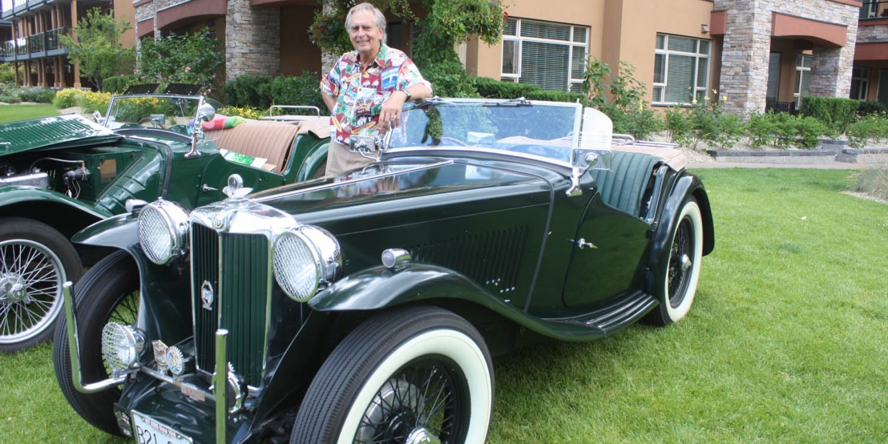 Car club members from Vancouver return to show off beautiful MG models in Osoyoos