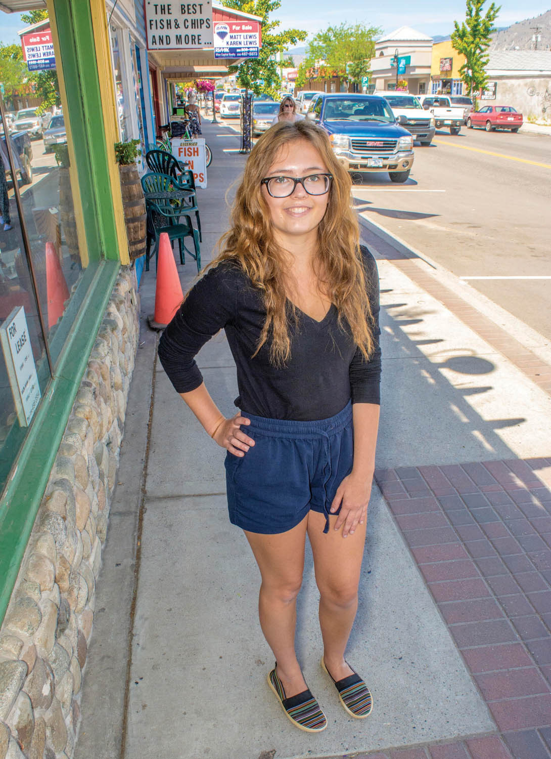 High school student Mikayla Podmorow is working for the South Okanagan Chamber of Commerce this summer as its marketing and events co-ordinator. (Dan Walton photo)