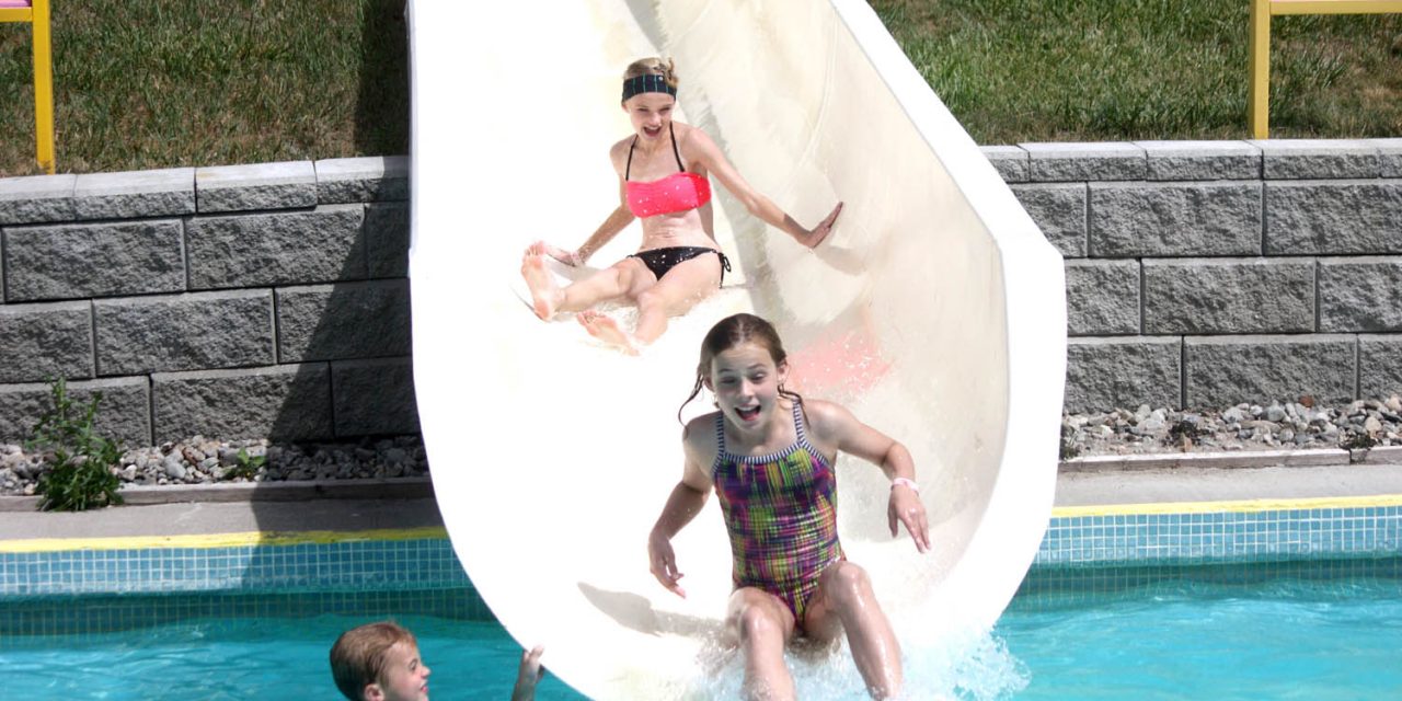 Osoyoos waterslides bring smiles to faces of youngsters in summer heat