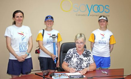Renowned Sri Chinmoy Peace Run made pit stop in Osoyoos last week