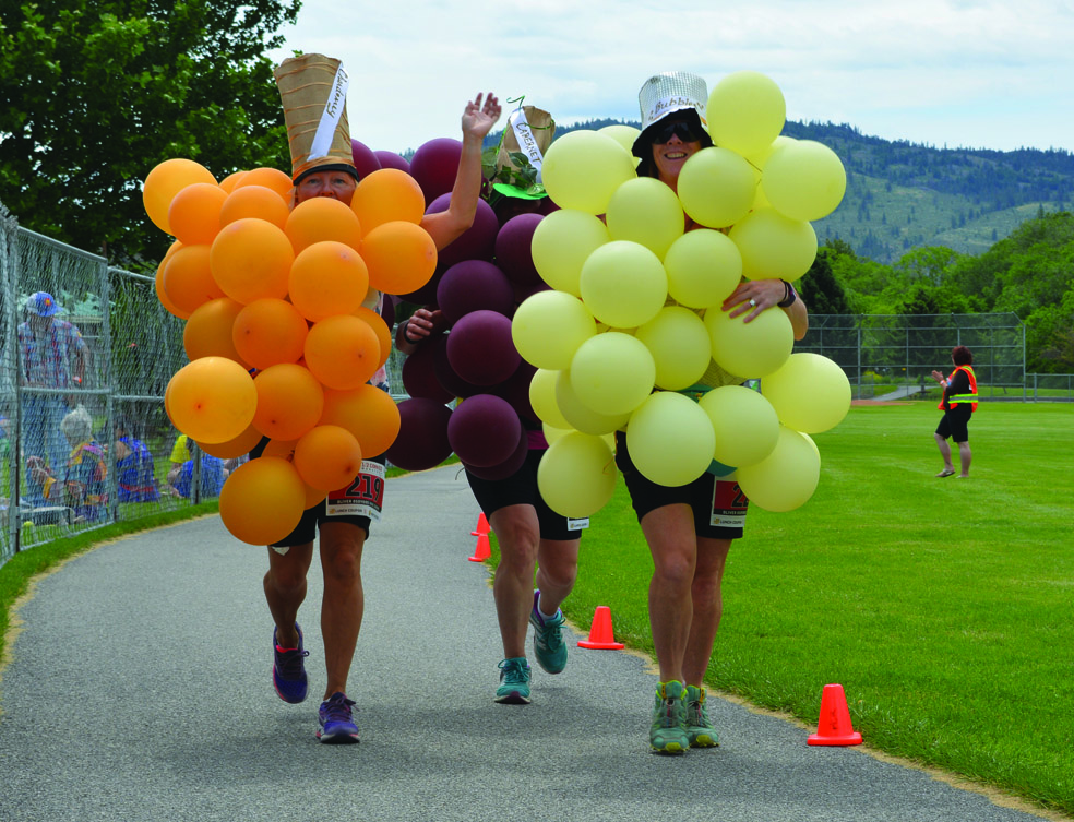 The Half Corked Marathon was again a huge success as a record turnout of more than 1,000 participants showed up to drink wine, have fun, visit 15 wineries between Osoyoos and Oliver and generally have a wonderful time. The vast majority of participants also took the time once again to dress up in spectacular costumes. (Dan Walton Photo). 