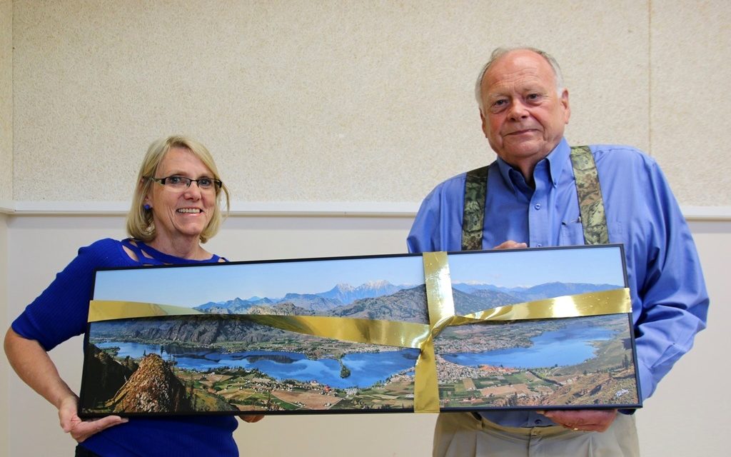 Denis Potter honoured as he steps down from board of Osoyoos Lake Water Quality Society