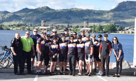Paramedics ride from Osoyoos to Kamloops to raise money for national memorial monument