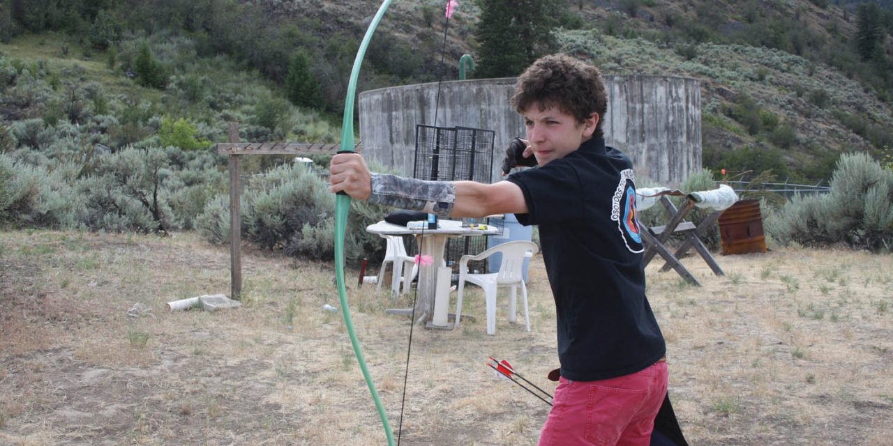 Osoyoos teen has shown his archery skills are solid after only a few months
