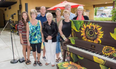 Dozens gather for Piano in the Park’s first tune at Gyro Park