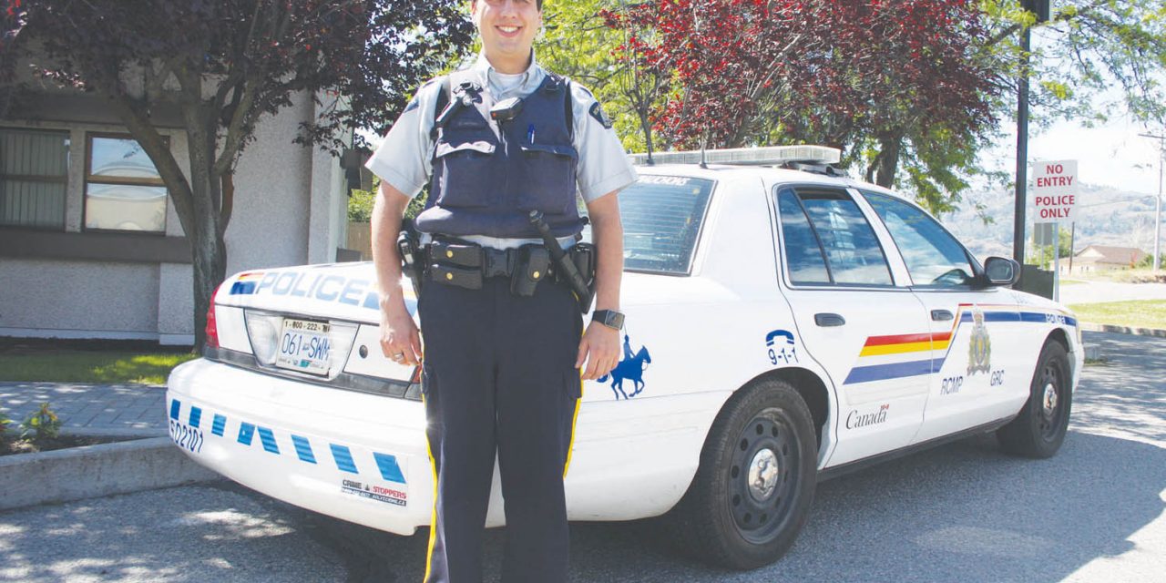 New Osoyoos RCMP constable follows proudly in his parents’ policing footsteps