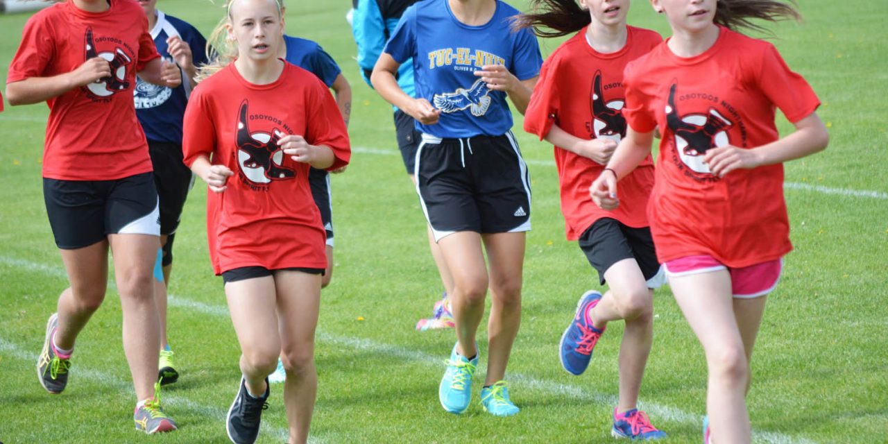 Osoyoos Elementary School students attend Oliver track meet