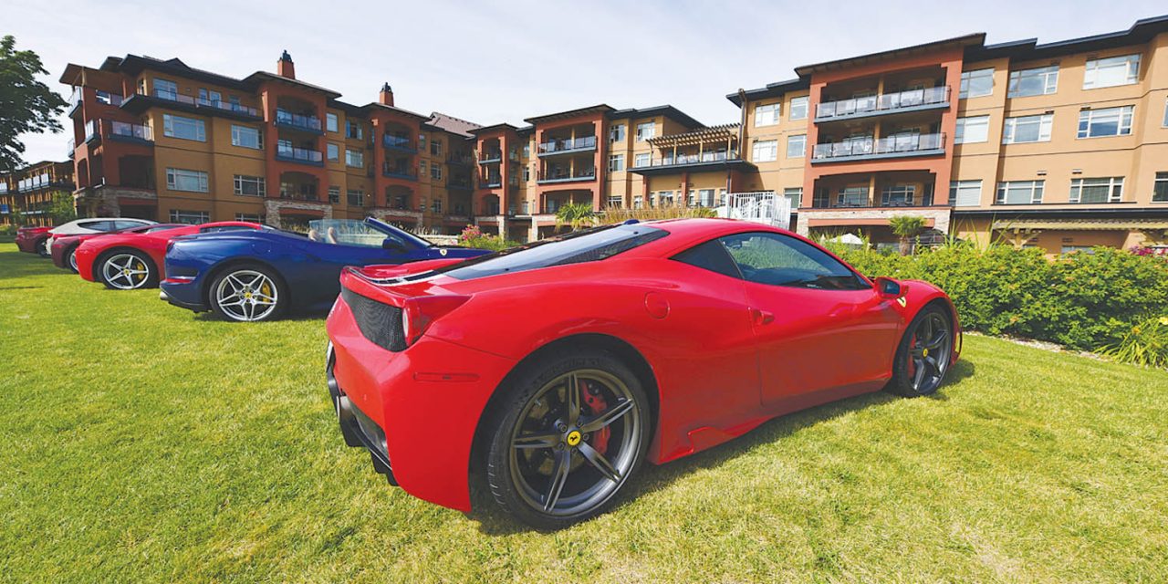 Vancouver owners of famous Italian sports cars pay short visit to Osoyoos