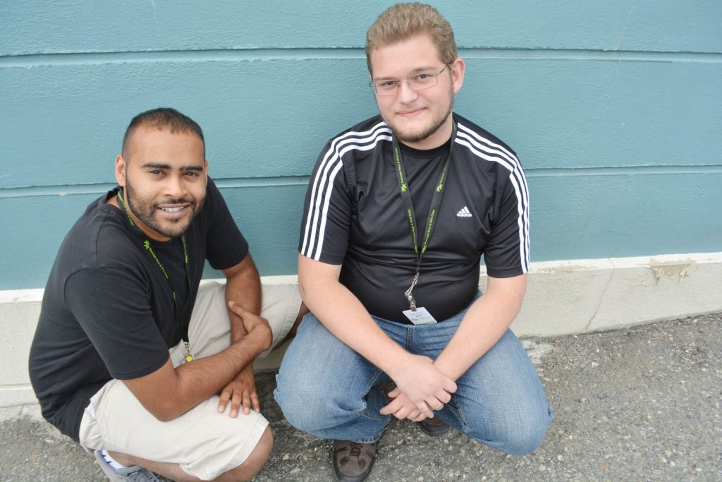 Mohammed Abdelgadir and Prescott Wick are the new youth outreach workers for the Okanagan Boys and Girls Clubs in Osoyoos and Oliver. Local youth are encouraged to check out the free programs this summer. (Lyonel Doherty photo)
