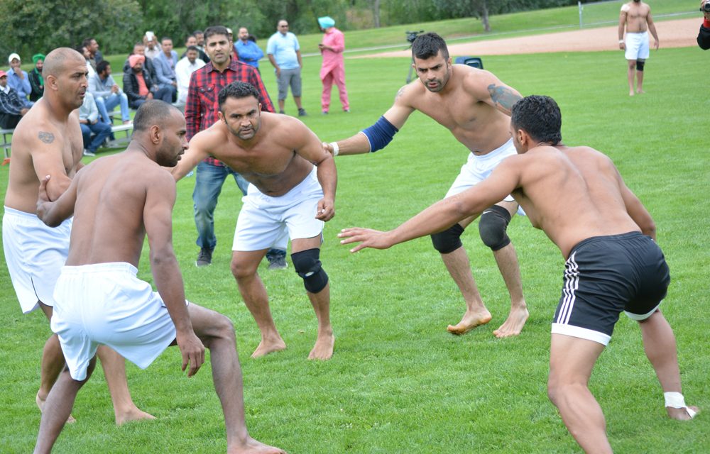 Kabaddi tournament in Oliver features strength, speed, agility