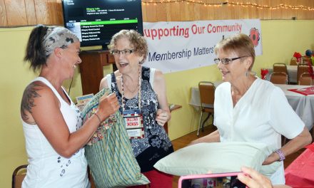 Oliver inspires veteran to continue grueling walk