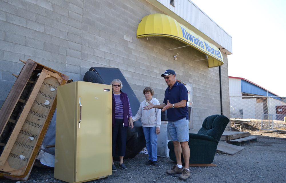 Unwanted trash piles up at Kiwanis Club in Oliver