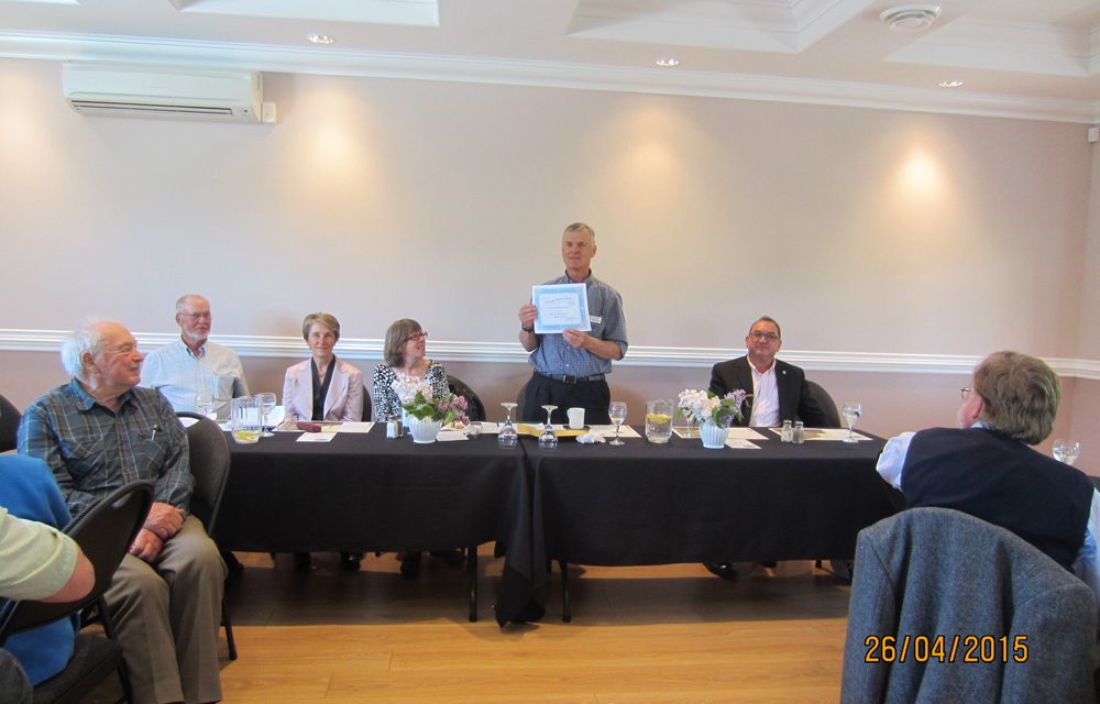 Historical Society honours Shannon at AGM
