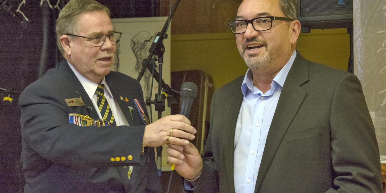 Mayor Hovanes honoured to be latest recipient of lifetime Legion membership