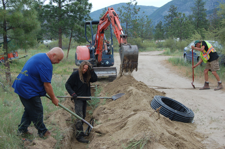 New water system at Loose Bay