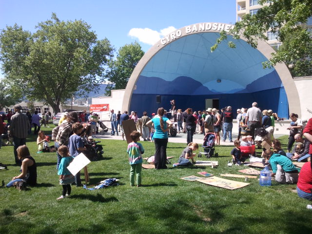 Oliver residents attend march against Monsanto