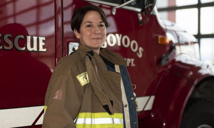 Firefighting a balancing act for OFD’s first female member