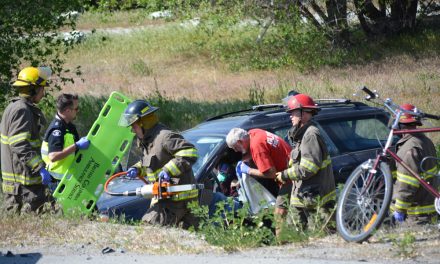 Motorists taken to hospital after collision near bridge