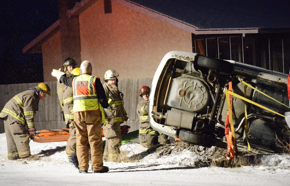 Victim extricated from vehicle on Tucelnuit Drive